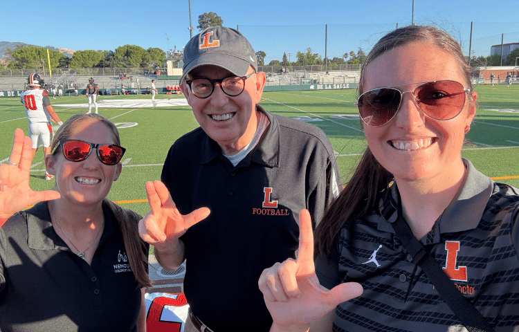Athletic Trainers at Football Game