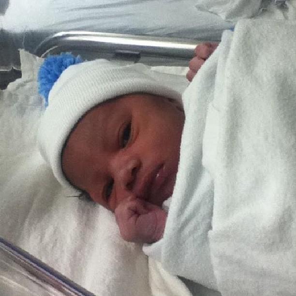 Newborn baby in hospital